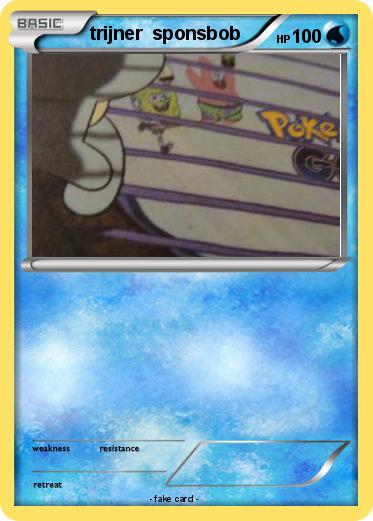 Pokemon trijner  sponsbob