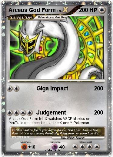 Pokemon Arceus God Form