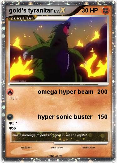 Pokemon gold's tyranitar