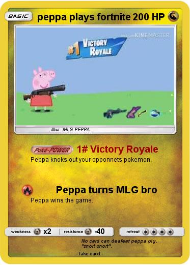 Pokemon peppa plays fortnite