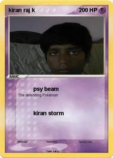 Pokemon kiran raj k