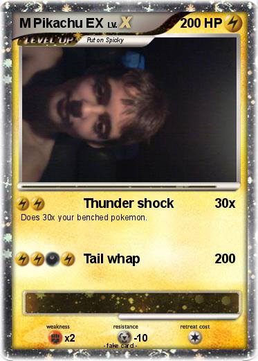 Pokemon M Pikachu EX