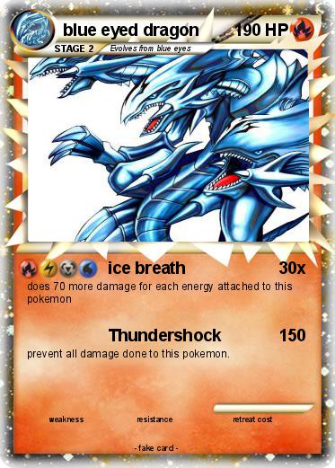 Pokemon blue eyed dragon