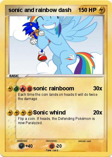 Pokemon sonic and rainbow dash