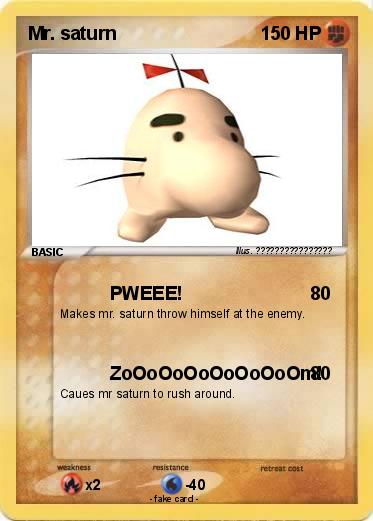 Pokemon Mr. saturn