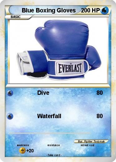 Pokemon Blue Boxing Gloves