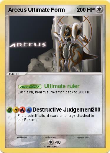 Pokemon Arceus Ultimate Form