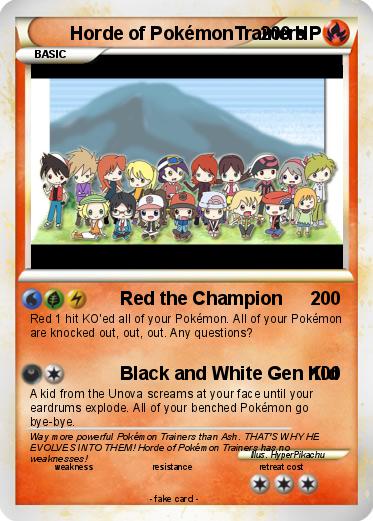 Pokemon Horde of PokémonTrainers