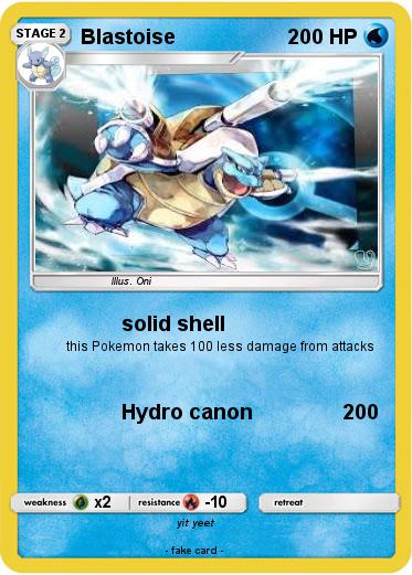 Pokemon Blastoise