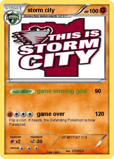 Pokemon storm city