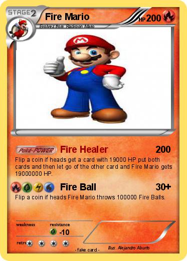 Pokemon Fire Mario