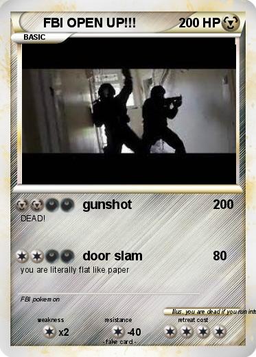 Pokemon FBI OPEN UP!!!