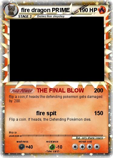 Pokemon fire dragon PRIME