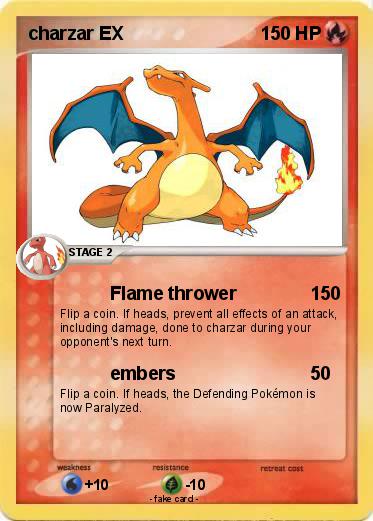 Pokemon charzar EX