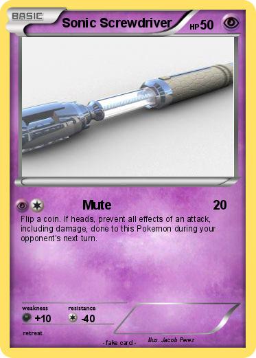 Pokemon Sonic Screwdriver