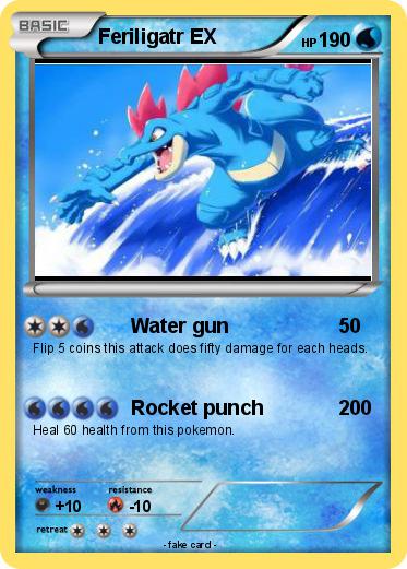 Pokemon Feriligatr EX
