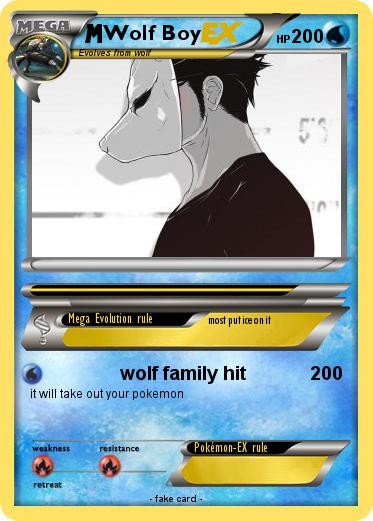 Pokemon Wolf Boy