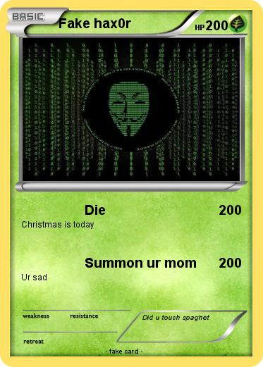 Pokemon Fake hax0r
