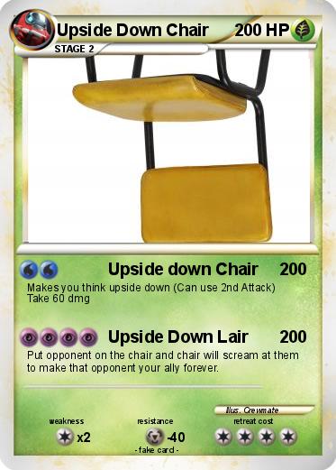 Pokemon Upside Down Chair