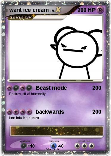 Pokemon i want ice cream