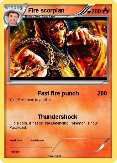 Pokemon Fire scorpian
