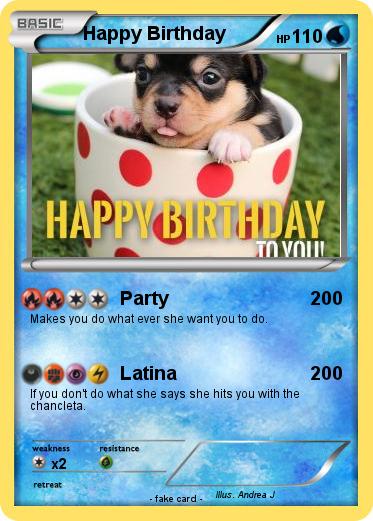 Pokemon Happy Birthday