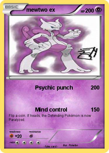Pokemon mewtwo ex