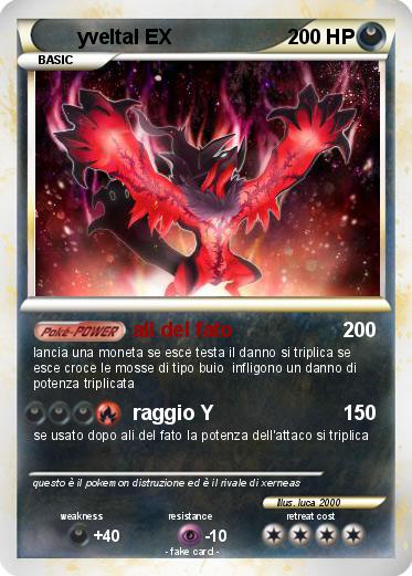 Pokemon yveltal EX