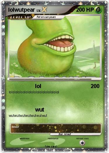 Pokemon lolwutpear