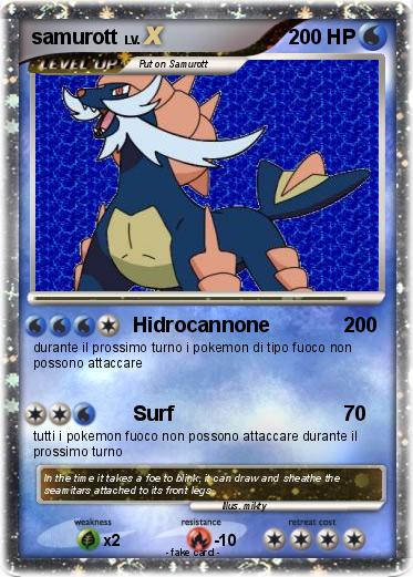 Pokemon samurott