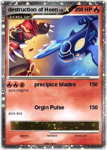 Pokemon destruction of Hoen