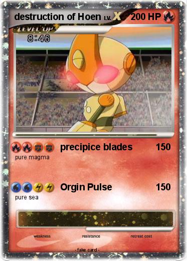 Pokemon destruction of Hoen