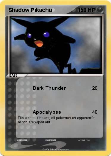 Pokemon Shadow Pikachu