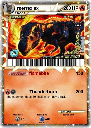 Pokemon raerrex ex