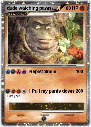 Pokemon dude watching pawn