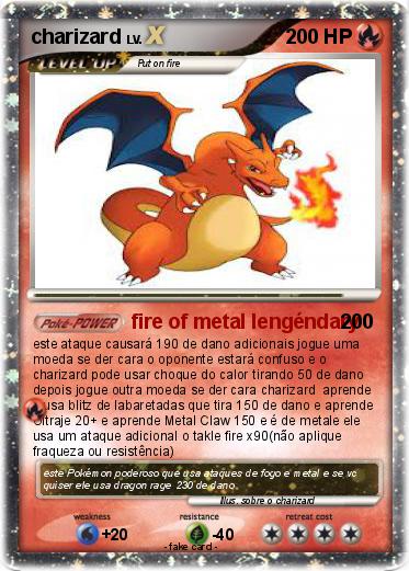 Pokemon charizard