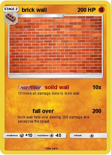 Pokemon brick wall