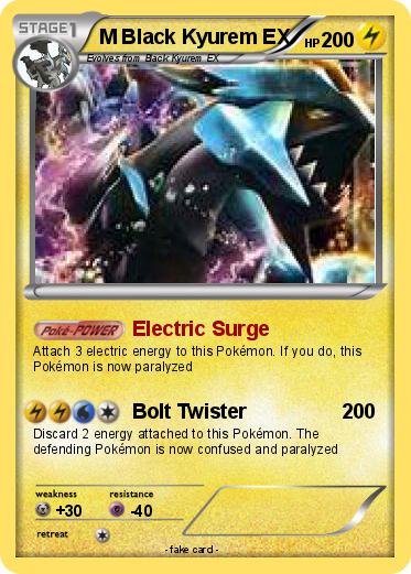 Pokemon M Black Kyurem EX