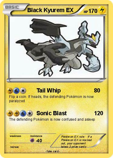 Pokemon Black Kyurem EX