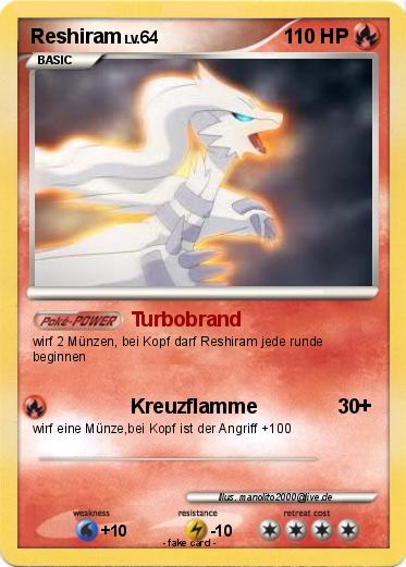 Pokemon Reshiram