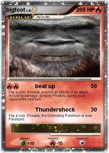 Pokemon bigfoot