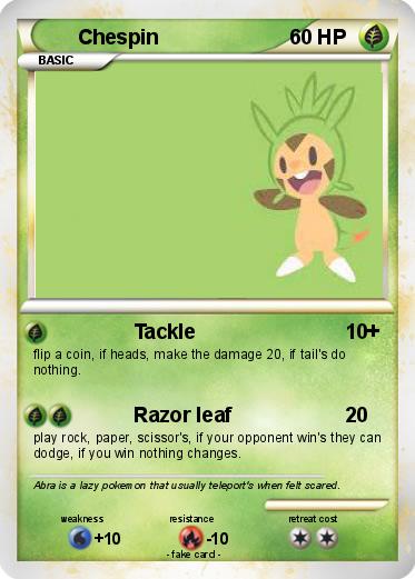 Pokemon Chespin