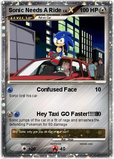 Pokemon Sonic Needs A Ride
