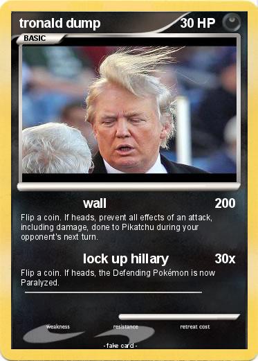 Pokemon tronald dump