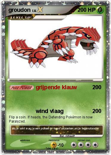 Pokemon groudon