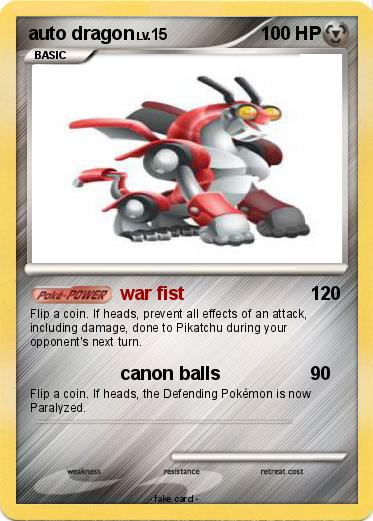 Pokemon auto dragon