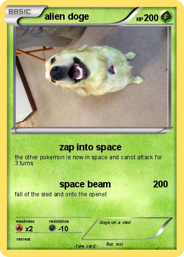 Pokemon alien doge