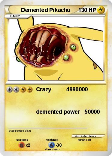 Pokemon Demented Pikachu