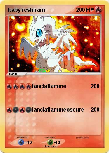 Pokemon baby reshiram