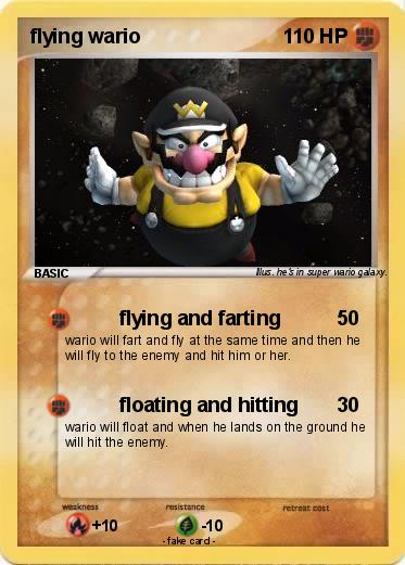 Pokemon flying wario